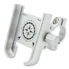 GUB-P40 Cycling Phone Holder, L-Shaped Design Super Firm, Stand 360 ° Adjustable Bracket for Motorcycle Scooter for and 31.8 mm Smartphones(Silver)