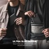 VULKIT Porta Pasaporte Minimalista con Bloqueo de RFID, Cartera de