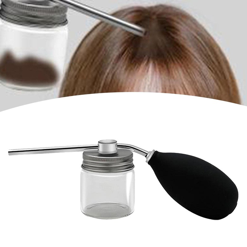 F Fityle Refillable Talc Powder Blower Puffer Barbers Hairdressers Talcum