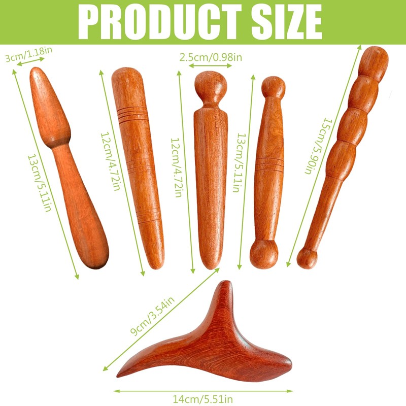 Pack of 6 Trigger Point Massager, Trigger Point Pusher Trigger