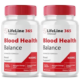 Lifeline 365 Pills Advanced Blood Support Formula Supplement, Lifeline365 Blood Capsules - Maximum Strength, Lifeline 365 All Natural Formula Pills, Lifeline 365 Blood Support Reviews (2 Pack)