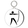 Gift Insanity ARCHERY STICK MAN SHORT CHAIN KEYRING BOTTLE OPENER