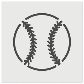 Baseball Softball Wall Cookie DIY Craft Reusable Stencil - 3.5 Inch