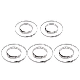 CENPEK 10Pcs CV Boot Clamp Assortment Kit, 12 Pairs Universa Small and Large Stainless Steel Universal Adjustable Stainless Steel Drive Shaft Joint Boot Crimp Clamp Kit for Most Cars