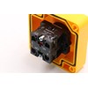 Red Sign Emergency Stop Switch, 660V 10A Weatherproof Emergency Stop