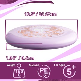 Wham-O Frisbee Freestyle Disc 160g, 10.5 Inch, Durable and Flexible PE for Outdoor Beach, Family Fun -2 Pack