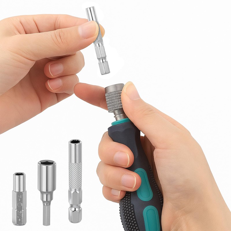 1/4 to 4mm Bit Adapter, Hex Screw Driver Bit Adapter