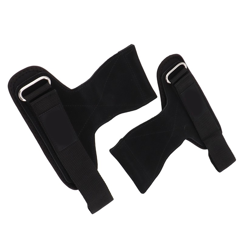 Pull Up Deadlift Straps Assist Wrist Padded Workout Power Lifting