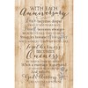 DEXSA with Each Anniversary…New Horizons Wood Plaque with Easel |
