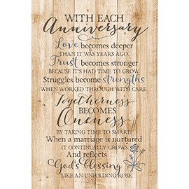 DEXSA with Each Anniversary…New Horizons Wood Plaque with Easel | Made in the USA