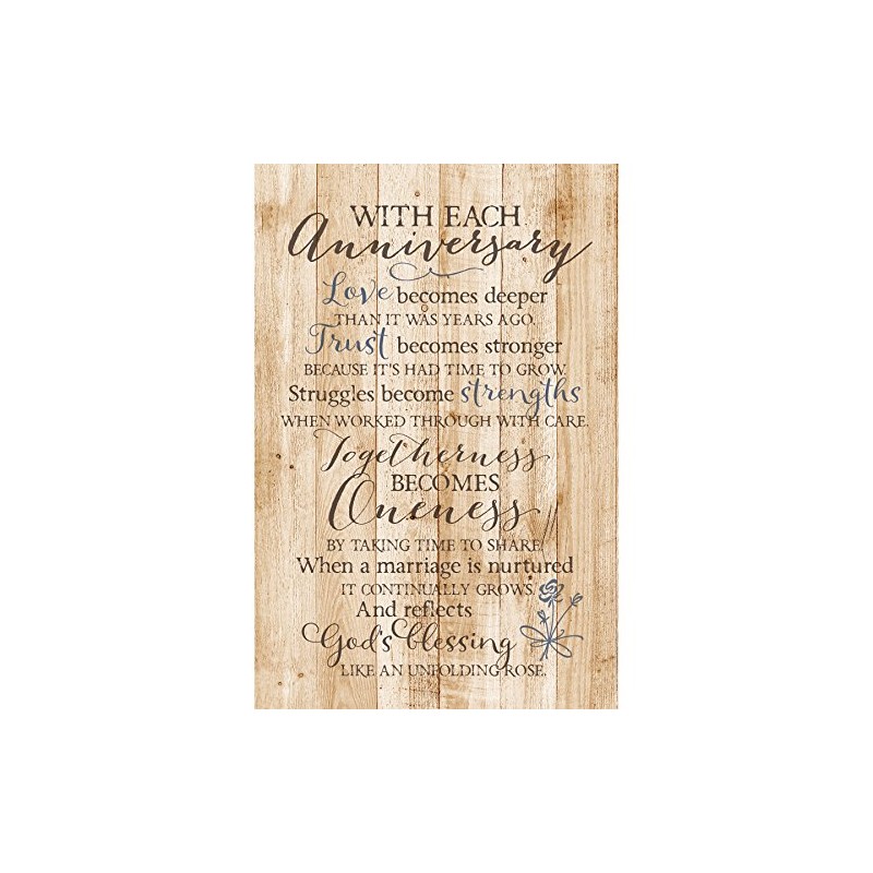 DEXSA with Each Anniversary…New Horizons Wood Plaque with Easel |