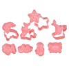Plastic Cookie Cutters Sea Animal Pattern 3D Cartoon Baking Pressable
