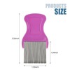 Random Color 4 Pcs Hair Comb Including 2 Pieces Hair