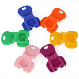 PureSphere 6 Pack Ring Pull Can Openers, Plastic, Random Multicolour