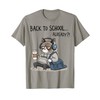 Funny Tired Cat Back to School Coffee Cat for Students