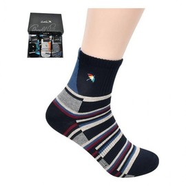 Kkuldang Men's Stylish Colorful Crew Socks 5 Pairs, Random Delivery - 26cm