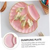 MAGICLULU 1Pc Dumpling Plate with Sauce Dish Creative Seasoning Dish
