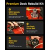 OCPTY Lawn Mower Deck Rebuild Kit 52", Mower Blade Rebuild