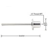 Sanitary Stainless Steel Thermometer Well 6" Length with tri clamp