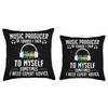 Music Producer Funny Beat Maker Producer Music Production Throw Pillow