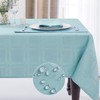 JUCFHY JUCFHY Soild Plaid Jacquard Spring Easter Table Cloth Elegance