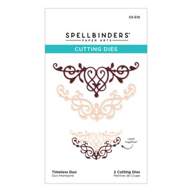 Spellbinders Timeless Duo Etched Dies, Metal