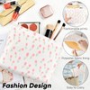 Ksriylm Cute Floral Makeup Pouch for Women Small Make Up