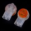 DGZZI UY2 Gell Connector 100PCS Waterproof Orange Clear Twin Blade