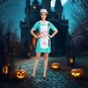 Bloody Nurse Uniform Kit, Bloody Nurse Cosplay Costume, Fancy Dress