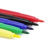 com-four® 5 x Textile Markers Fine Tip Laundry Markers in