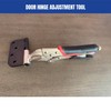Door Hinge Adjustment Tool, Heavy Duty Hinges Gap Wrench, Easy