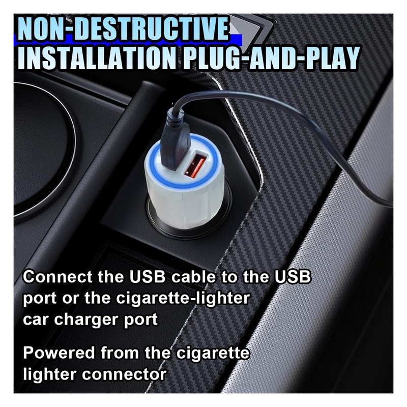 DUSCOKE Car HUD GPS Digital Speedometer, MPH Speed Meter with