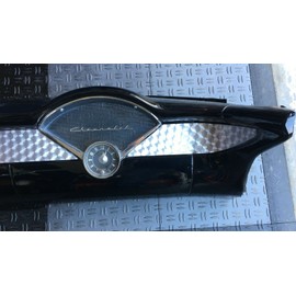 55 56 Chevy Gasser Dash Dashboard Decal KIT Large Engine Turned Silver 327 409 427 HOT Rod Custom Classic Rat Rod Interior Nostalgia Vintage Race City Retro