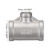 sourcing map Stainless Steel 304 Cast Pipe Fitting 3/4 BSPT