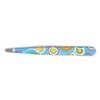 Nippes Retro Cosmetic Tweezers Blue | Slanted Tip | Stainless