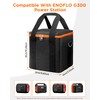 ENOFLO Travel Carrying Case Compatible G300, Portable Power Station Storage