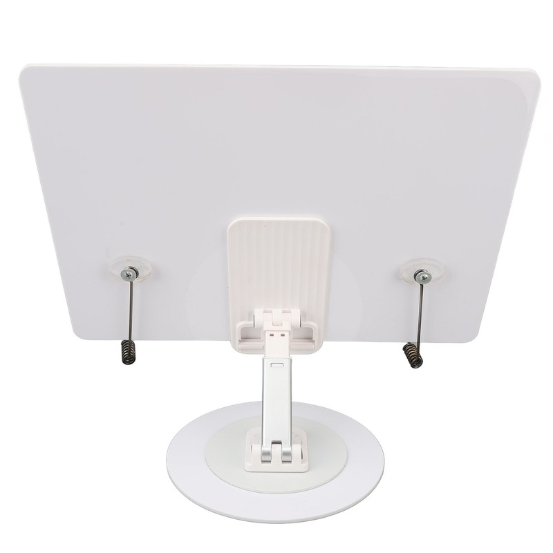 Book Reading Stand Foldable 360 Degree Rotating Book Stand Acrylic