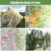 Tmfsode 2 Pack Fruit Tree Netting Cover with Zipper and