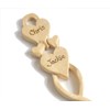 Two Hearts in One Love Spoon (Light Coloured) - Free