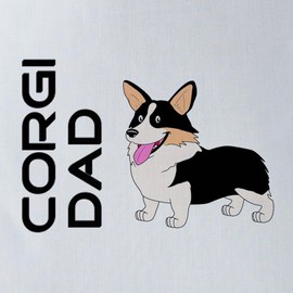 CafePress Corgi Dad 18"x18" Reusable Grocery Shopping Sling Tote Bag