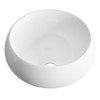 Extra Small Bathroom Sink Above Counter, OCEALAGOON 12 Inch Round