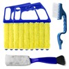 4Pcs Window Blinds Cleaner Shutters, 2* Blind Cleaners 1*Window Gap