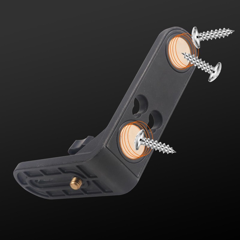 MUTOOP Magnet Level Durable L-Shape Magnetic Bracket Leveling 1/4" Thread