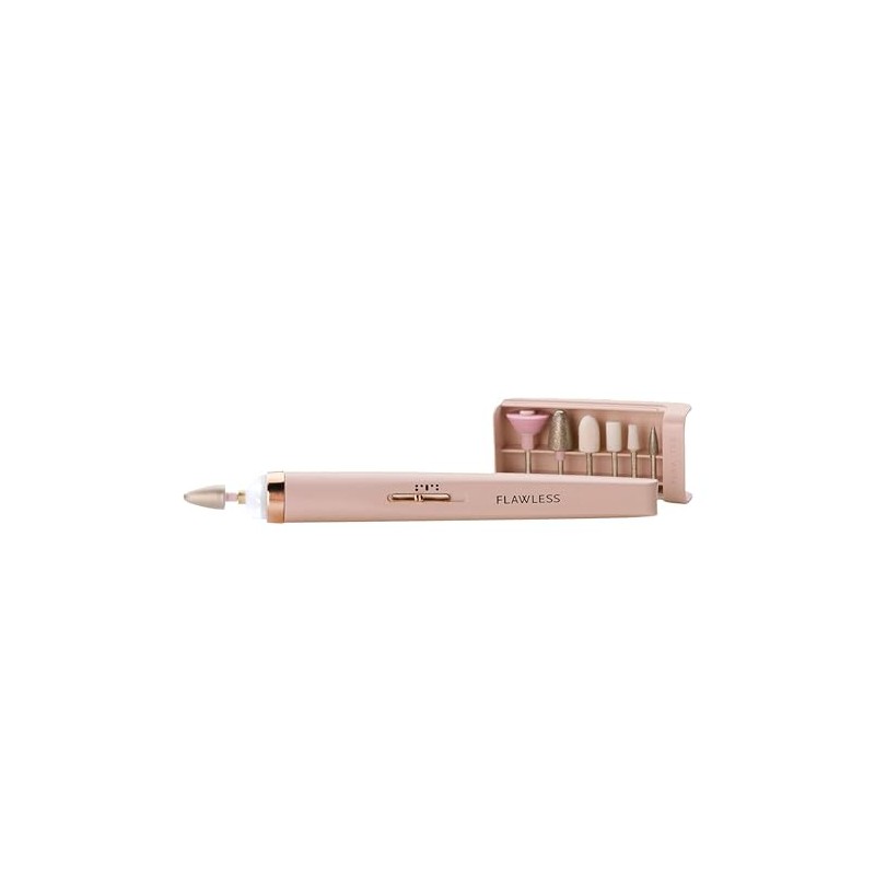 Finishing Touch Flawless Salon Nails Kit, Electronic Nail File and