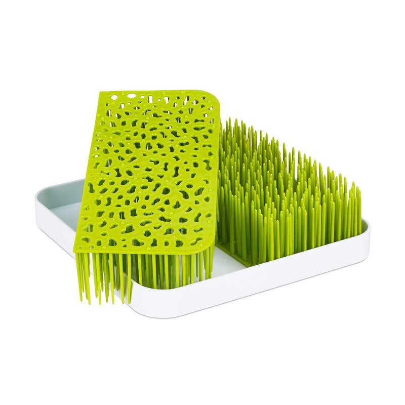 little Choice Drainer Baby Bottles, Collection Tray, Grass Design, Bottle