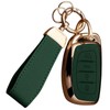 WiiLemz Key Fob Cover for Hyundai with Key Chain, Upper