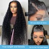 UWLK 24 Inch 13x6 Deep Wave Lace Front Wigs Human