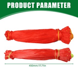 Honeydew Melon Hammock for Trellis, Pack of 100 45 cm Watermelon Support Bags with Drawstring, Robust Melon Nets, Reusable Watermelon Nets, for Trellis, Vertical Garden Growing, Honeydew