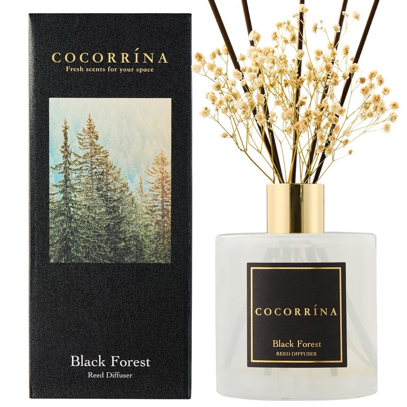 COCORRÍNA Reed Diffuser - Black Forest 17 Fl.oz Reed Diffuser