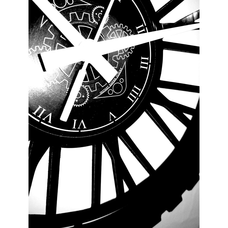 Instant Karma Clocks Wall Clock Enduro Motocross Motorcycle Racing Rider